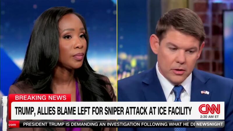 Conservative radio host Ben Ferguson was left flailing after his own words were contradicted by Trump.