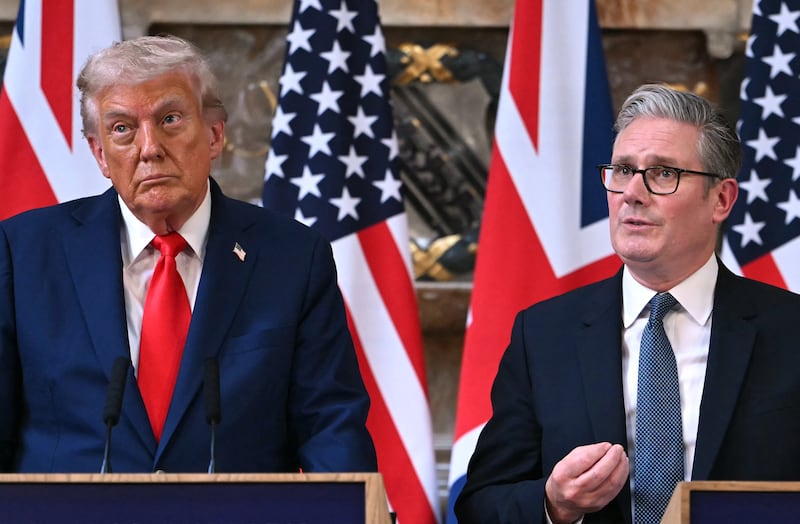 Britain's Prime Minister Keir Starmer and U.S. President Donald Trump