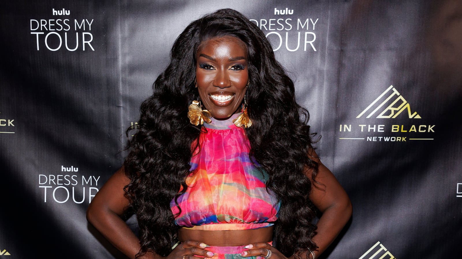 Bozoma Saint John at The Premiere of Hulu's "Dress My Tour" Hosted by Kathy Hilton, Toni Braxton and Holly Carter held a Private Residence on July 23, 2024 in Los Angeles California.