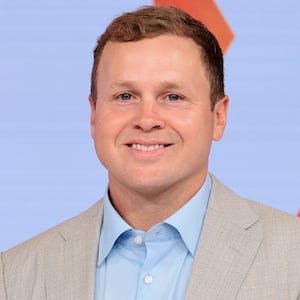 Spencer Pratt visits "Fox & Friends" at Fox News Channel Studios on May 28, 2026 in New York City.