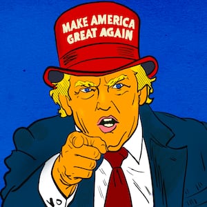 Donald Trump illustration