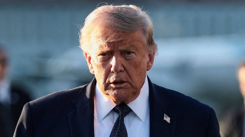 U.S. President Donald Trump arrives at Paris Orly airport, following the G7 Summit, in Orly, France, June 17, 2026.