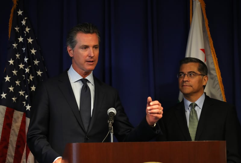 Xavier Becerra was California’s attorney general for the first two years of Gov. Gavin Newsom’s administration. He left the position to accept a role in Joe Biden’s Cabinet.