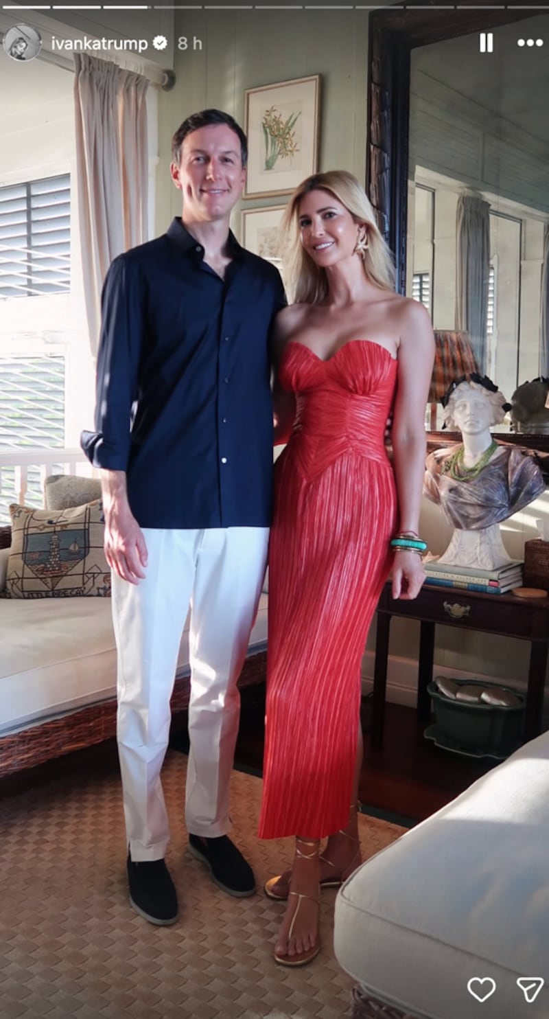 Ivanka Trump and husband Jared get ready for Don Jr.s big day.