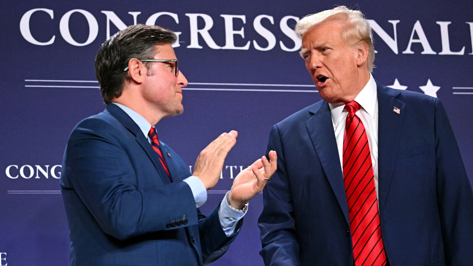 Rep. Mike Johnson, Donald Trump