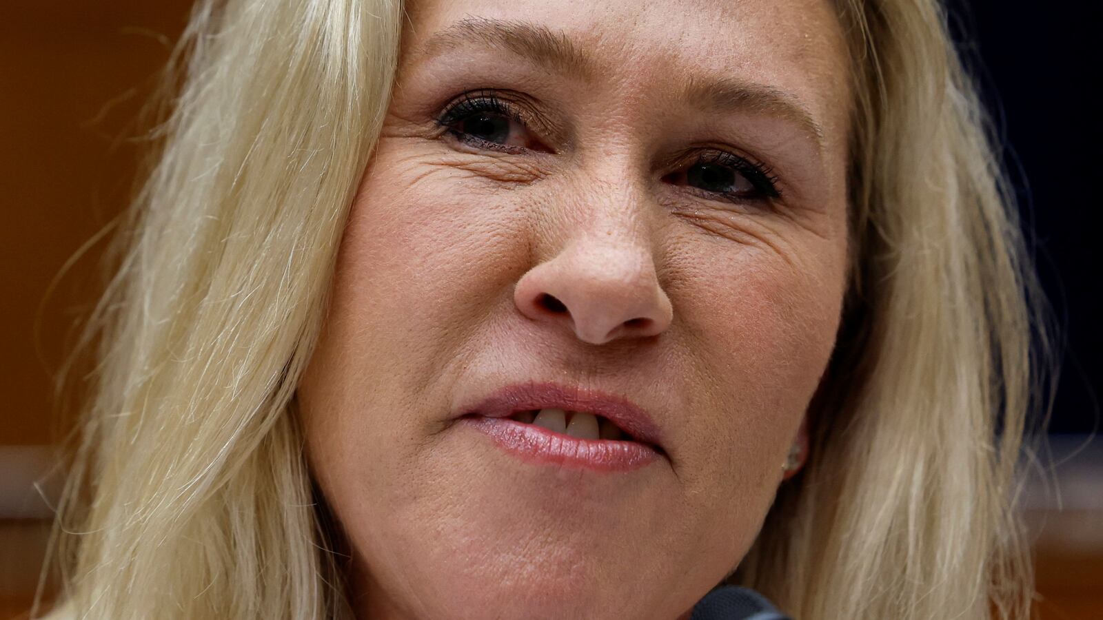 Marjorie Taylor Greene (R-GA) in Washington, D.C., Feb. 8, 2023.