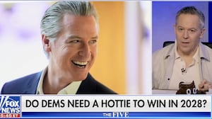 Gavin Newsom and Greg Gutfeld