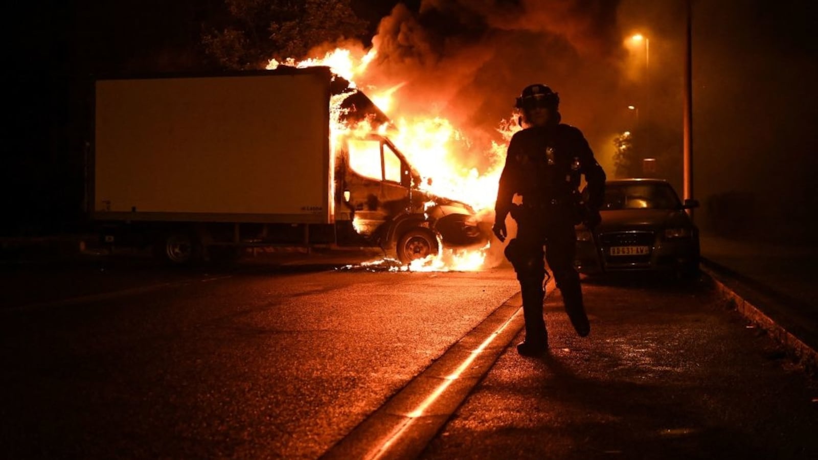 A fundraiser for Florian M., the officer accused of shooting Nahel Merzouk dead, has vastly outstripped the amount raised for Merzouk’s family in France.