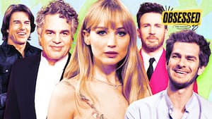 A photo illustration of Tom Cruise, Mark Ruffalo, Jennifer Lawrence, Chris Evans, and Andrew Garfield.