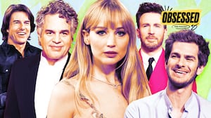 A photo illustration of Tom Cruise, Mark Ruffalo, Jennifer Lawrence, Chris Evans, and Andrew Garfield.