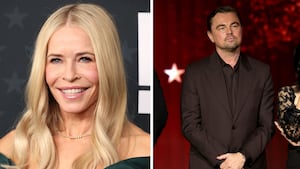 Chelsea Handler and Leonardo DiCaprio.
