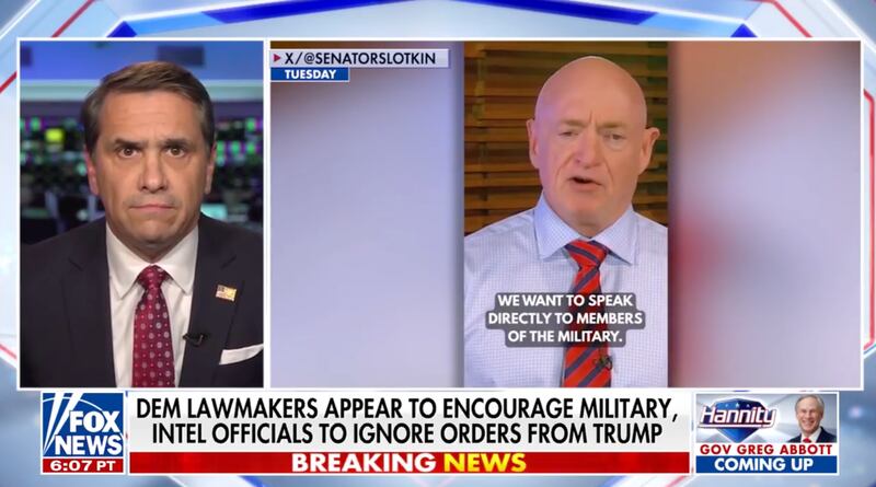 Todd Blanche addressed the Dems "insurrection" video on Fox.