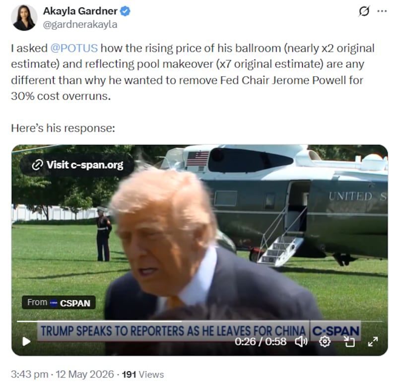 The MS NOW reporter who Trump insulted.