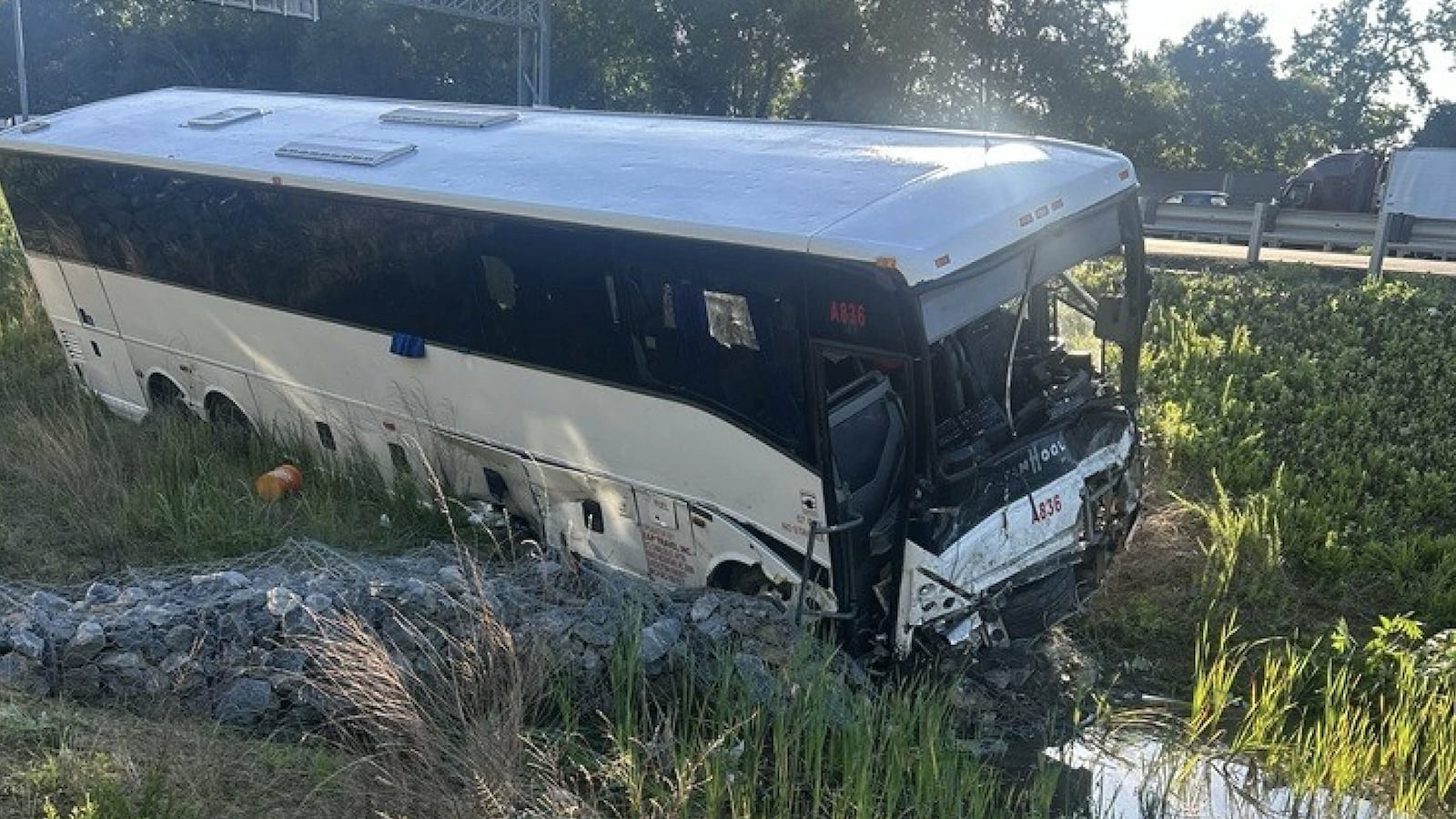 Bus crash in Virginia.