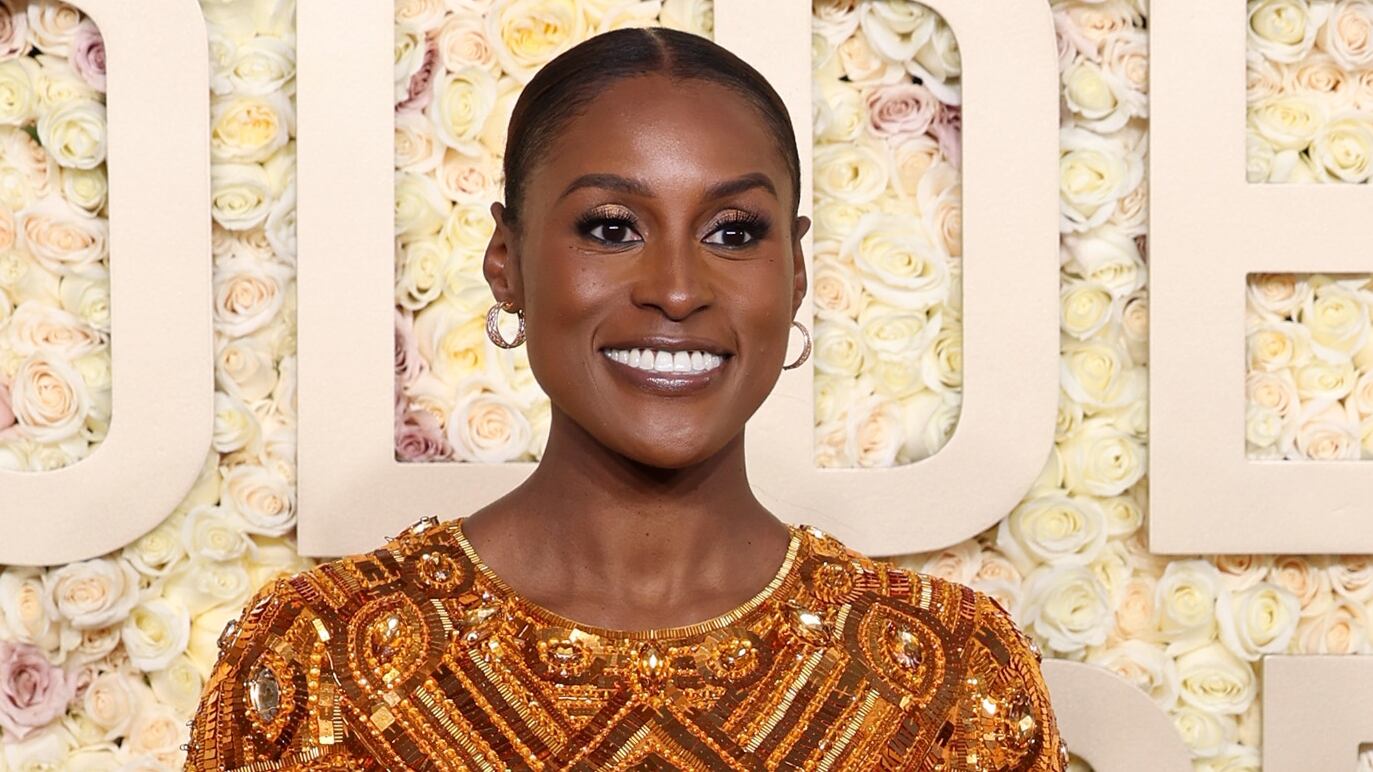 Issa Rae attends the 81st Annual Golden Globe Awards at The Beverly Hilton on January 07, 2024 in Beverly Hills, California.