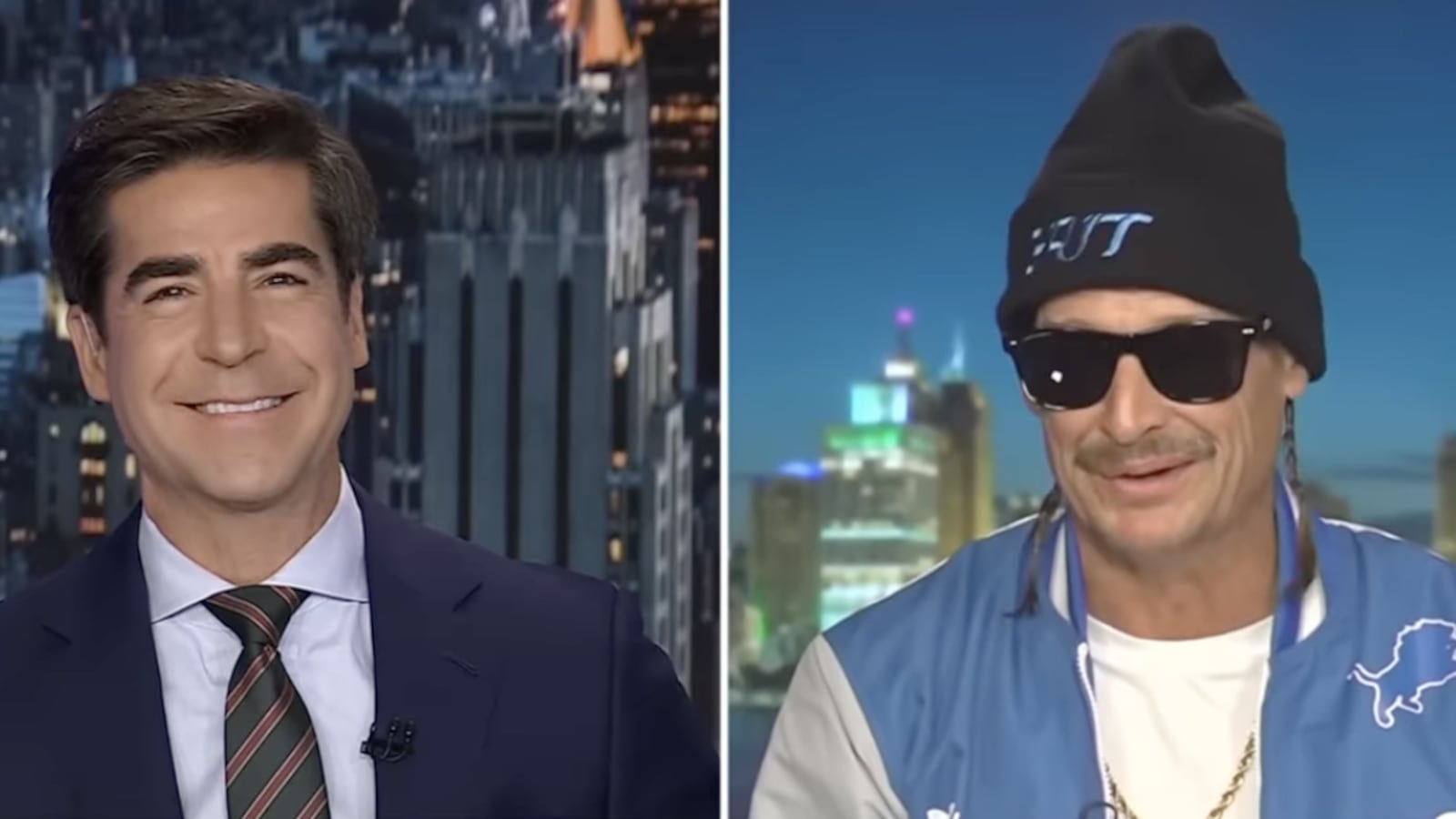 Kid Rock on Fox News show Jesse Watters Primetime.