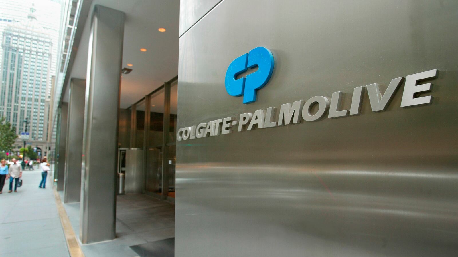 The entrance of Colgate-Palmolive headquarters