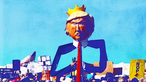 Trump's No Kings humiliation.