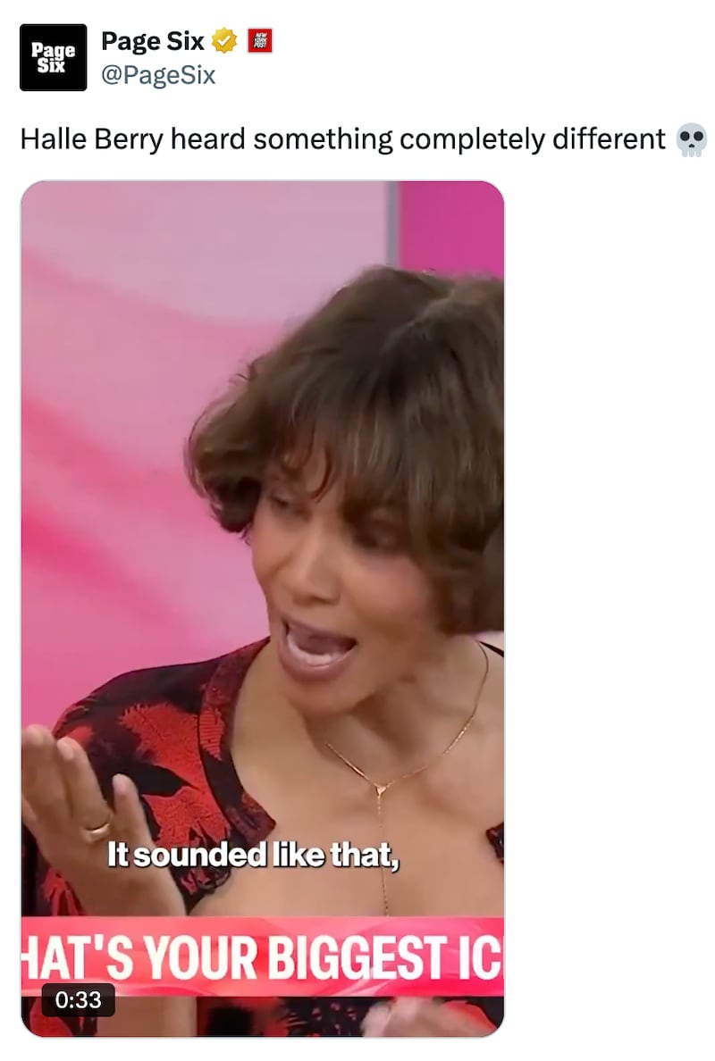 A screenshot from X