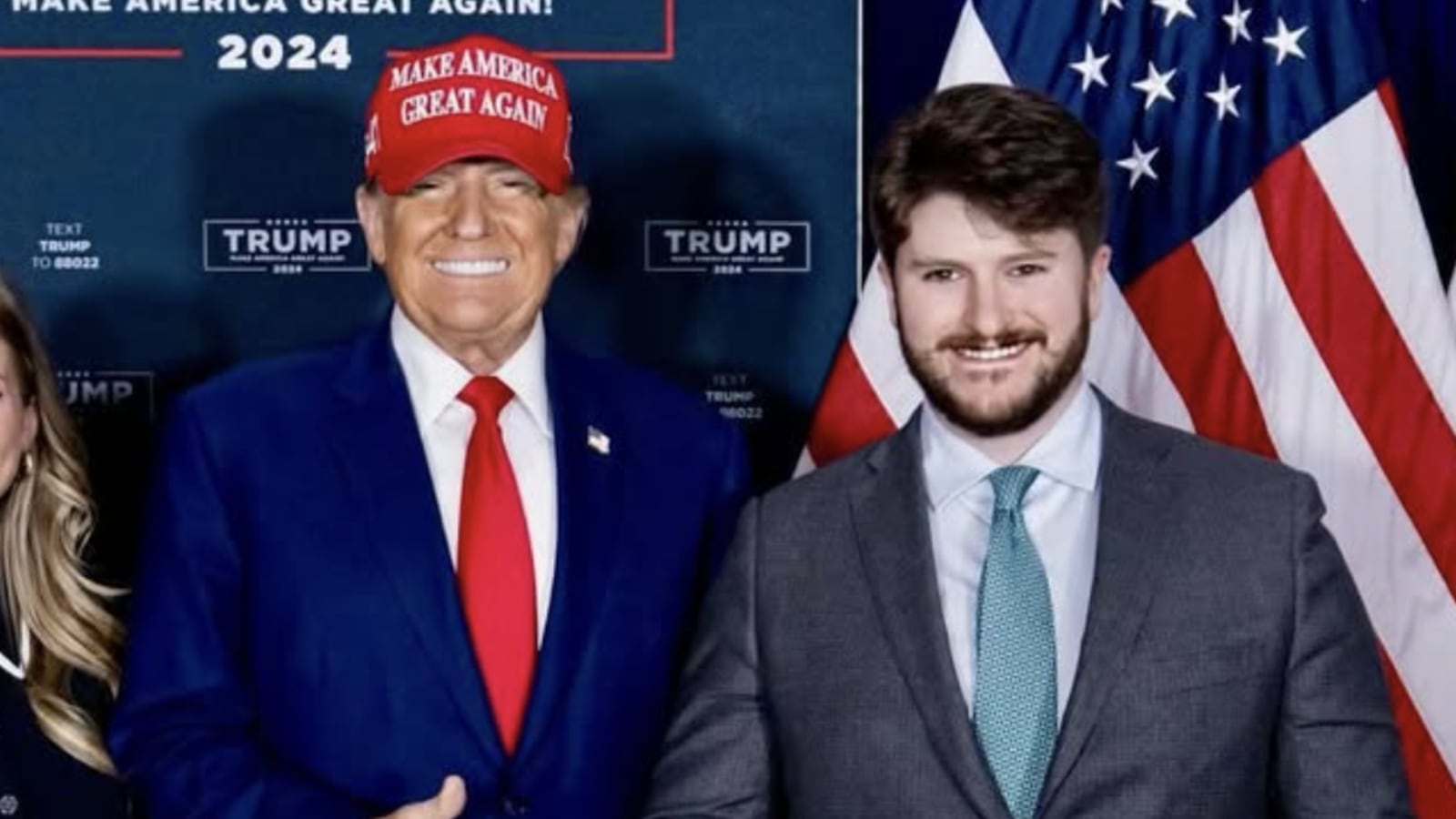 Wax, his partner and Trump.