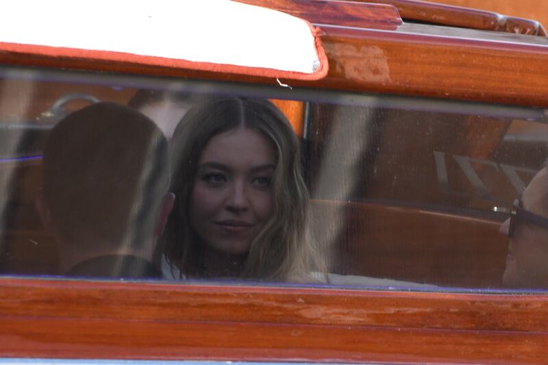 Sydney Sweeney sighting ahead of the Jeff Bezos and Lauren Sanchez wedding