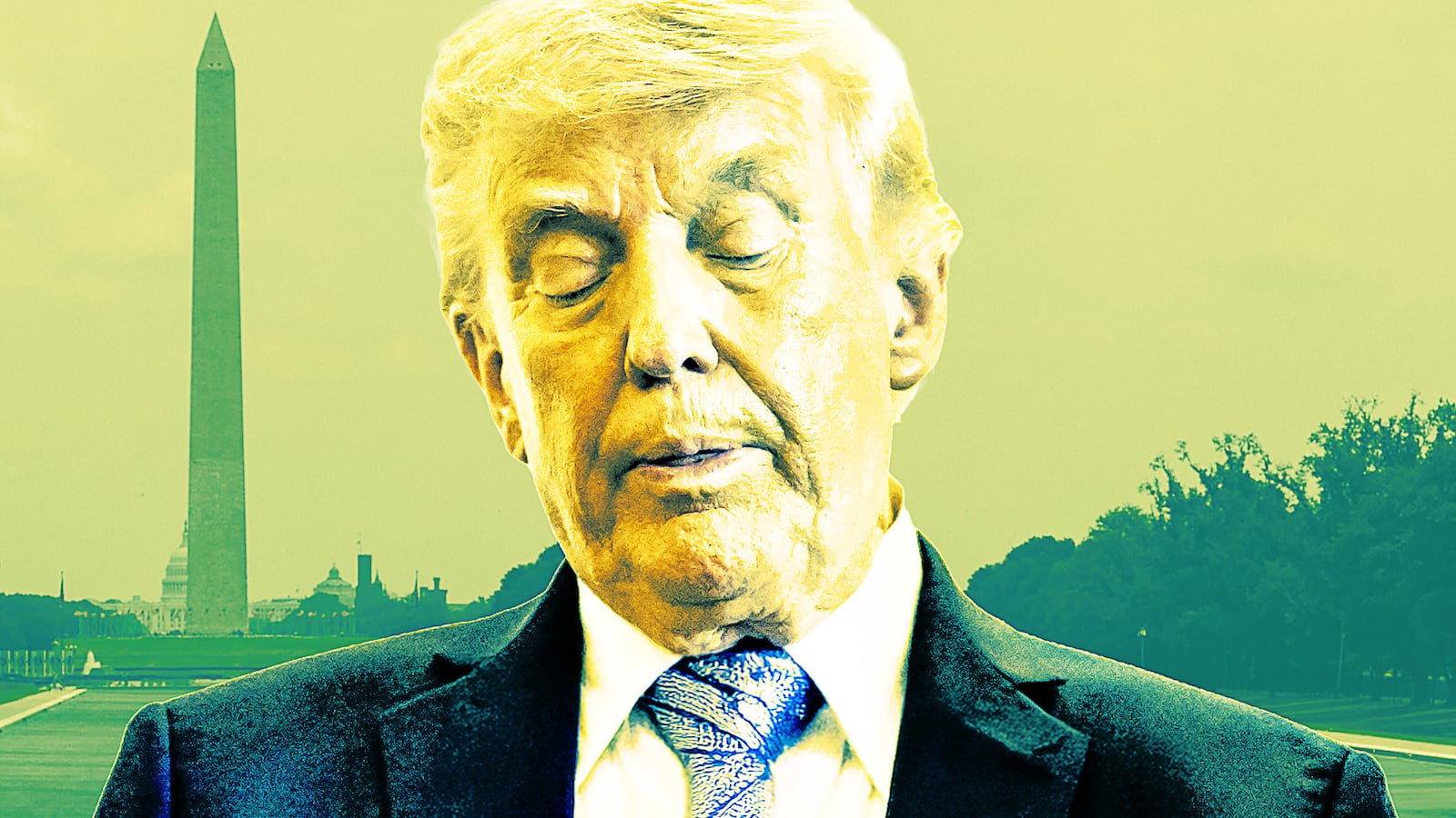 Trump's reflecting pool humiliation