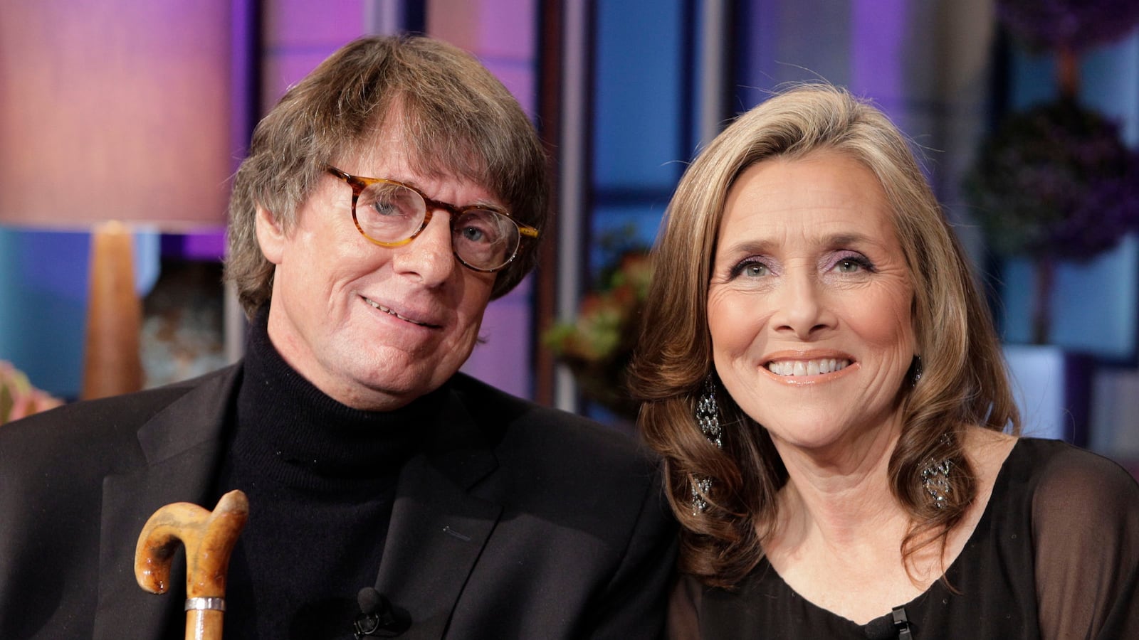 THE TONIGHT SHOW WITH JAY LENO -- (EXCLUSIVE COVERAGE) -- Episode 4349 -- Pictured: (l-r) Richard Cohen and Meredith Vieira on November 9, 2012 -- (Photo by: Paul Drinkwater/NBCU Photo Bank/NBCUniversal via Getty Images via Getty Images)