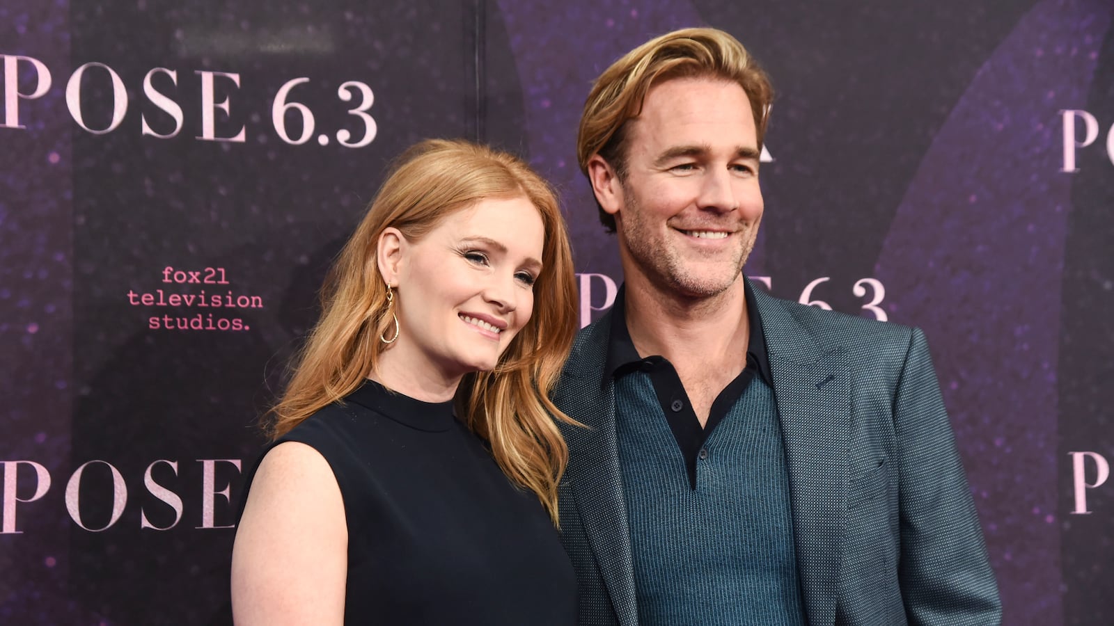 James Van Der Beek and his wife, Kimberly, in 2018.