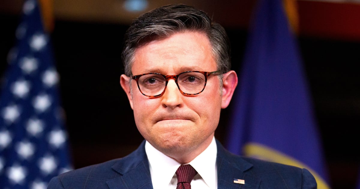 Mike Johnson Moans About Having to Answer for Trump’s Deranged Rants