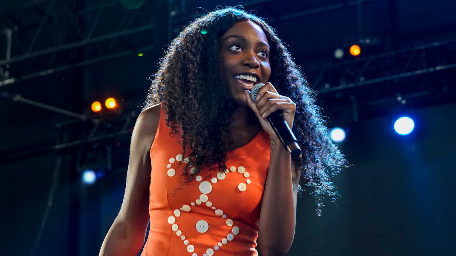 Noname performs at Coachella