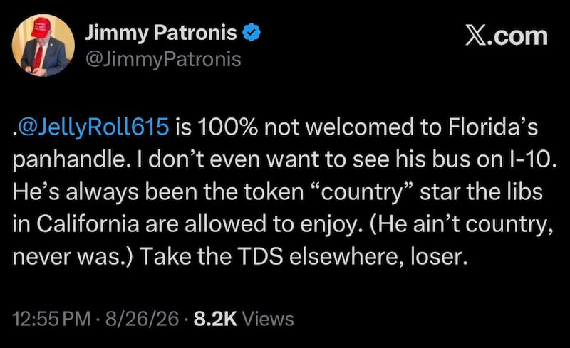 Jimmy Patronis/X