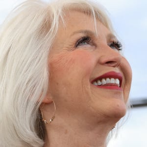 Felon Tina Peters, who ran for the Republican Secretary of State for Colorado in 2022, sings the National anthem during her campaign.