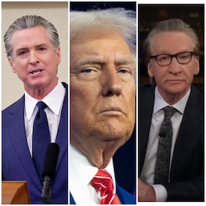 gavin newsom donald trump bill maher