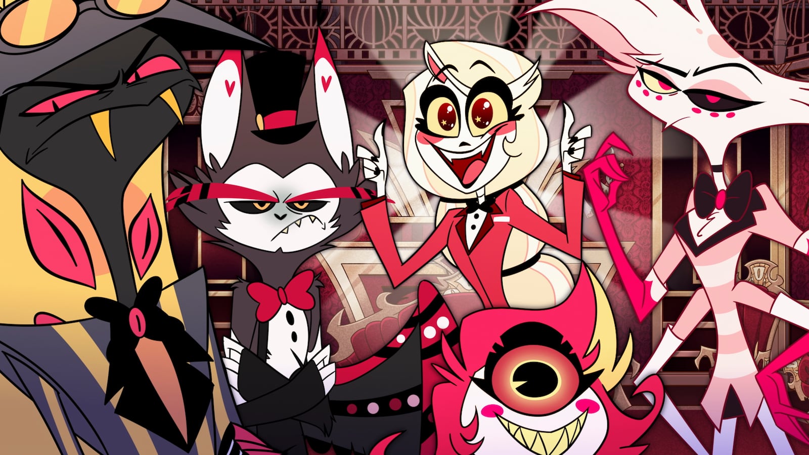 The cast of Hazbin Hotel.