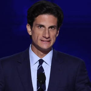 Jack Schlossberg speaks at the 2024 DNC Convention.