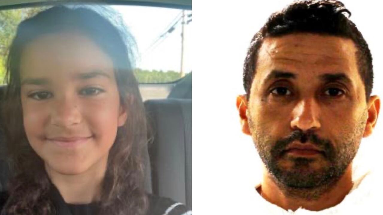Melina Frattolin, age 9, and her father, Luciano Frattolin, who has been charged with her murder.