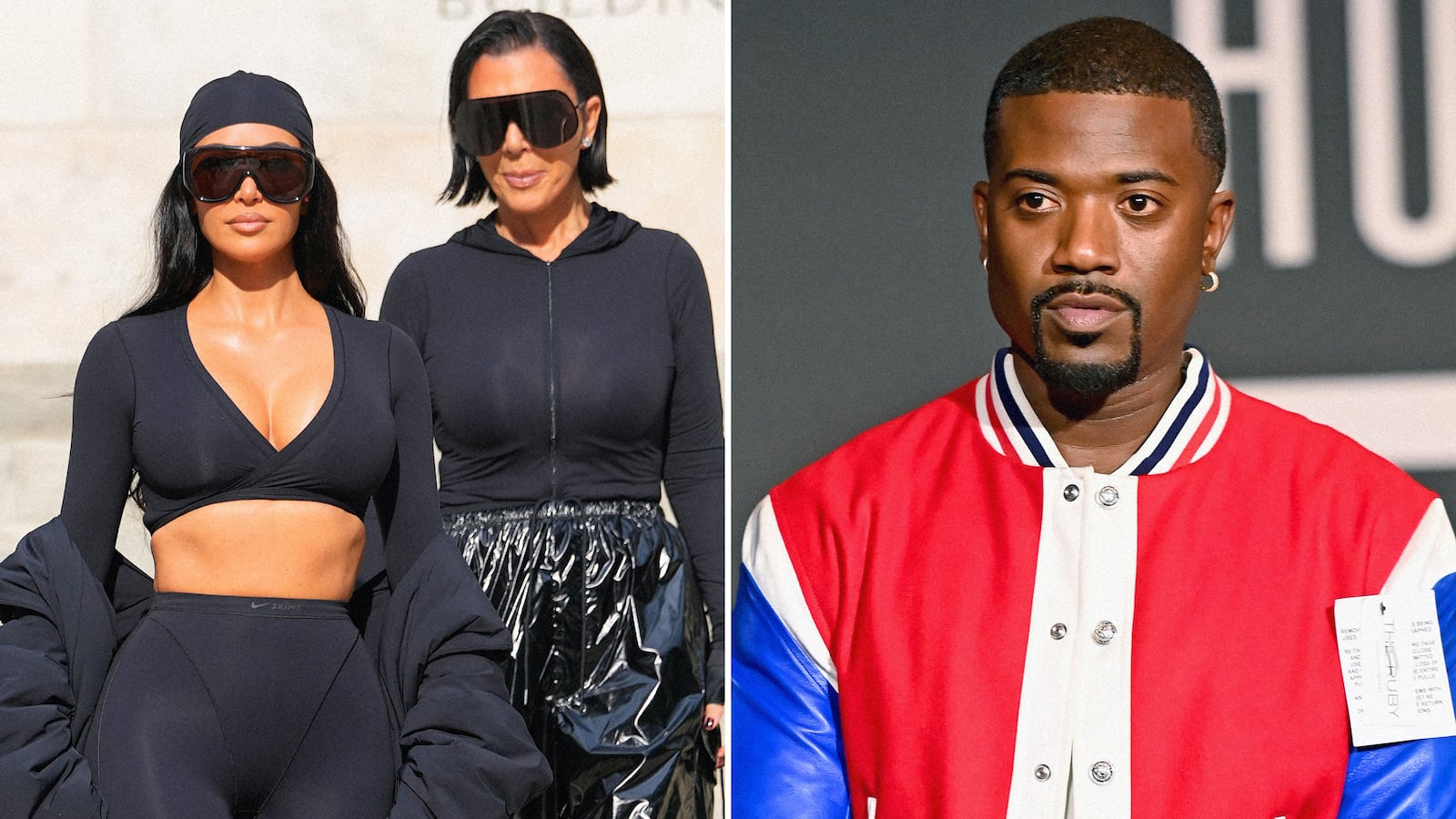 Kim Kardashian, Kris Jenner, and Ray J.