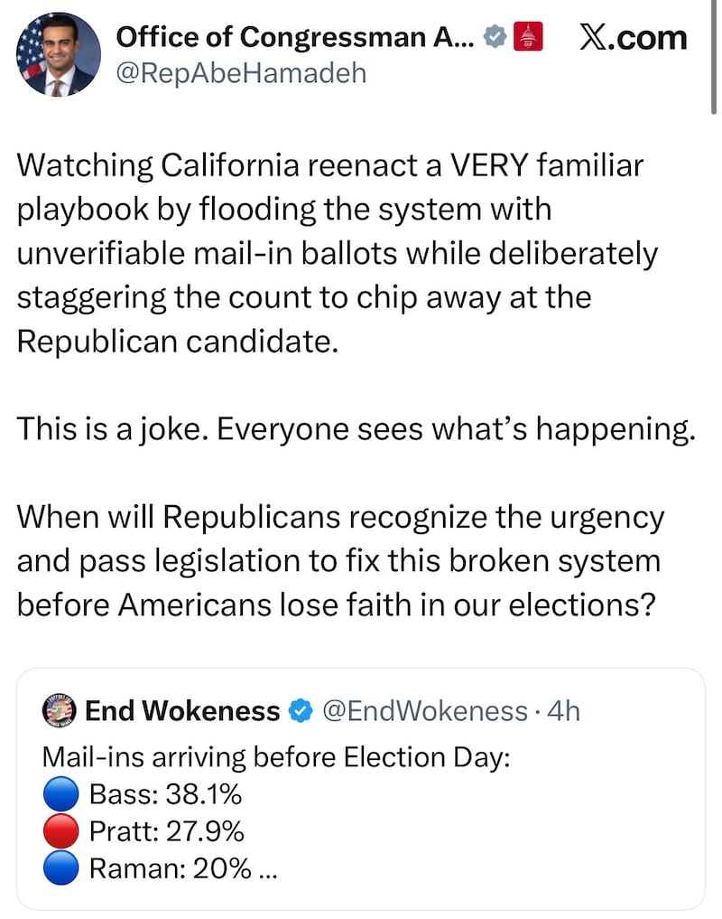 abe hamadeh california election