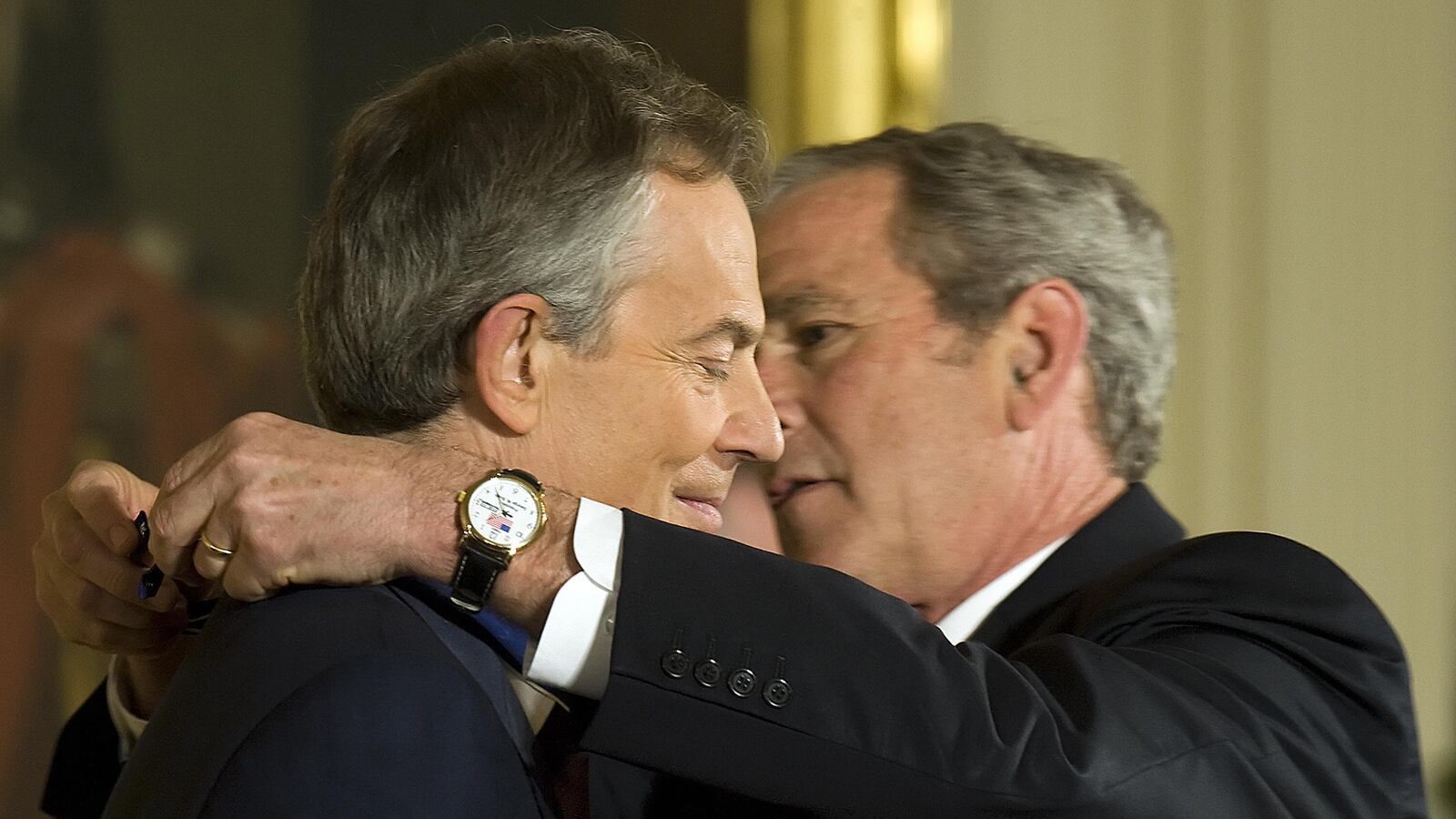 cheats/2013/12/29/uk-releasing-secret-iraq-documents/131229-blair-bush-cheat_xikspf