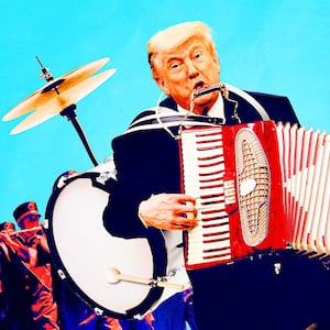 Donald Trump is a one man band.