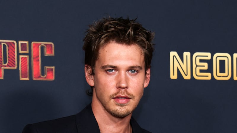 US actor Austin Butler attends the premiere of "Epic: Elvis Presley in Concert" at the TCL Chinese Theatre in Hollywood, California, on February 18, 2026. (Photo by VALERIE MACON / AFP via Getty Images)