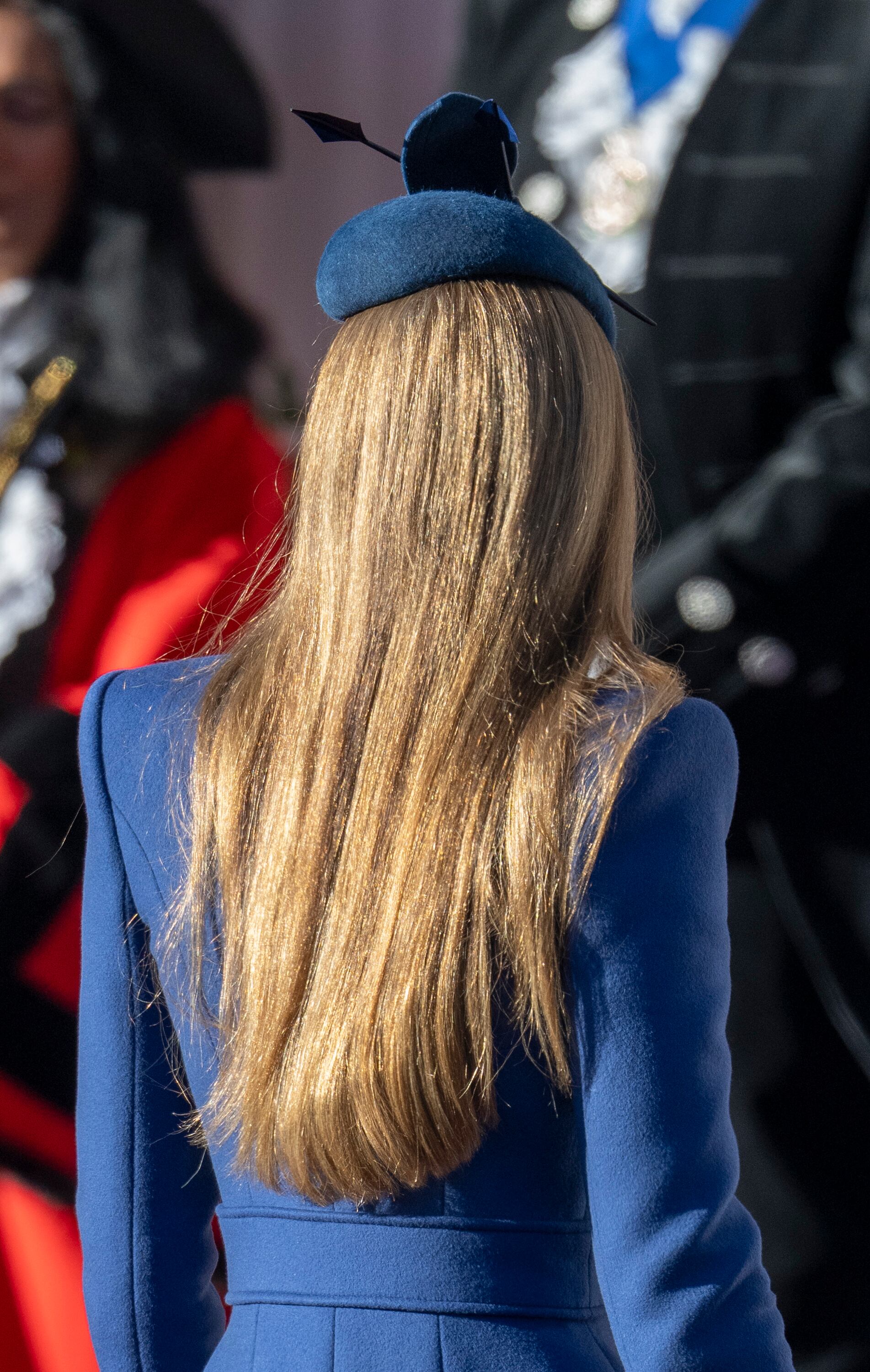 Catherine, Princess of Wales during the formal welcome of Germany's president at the Royal Dais on December 3, 2025 in Windsor, England. The President of the Federal Republic of Germany, accompanied by Ms. Elke Budenbender, are paying a State Visit to the United Kingdom as the guests of Their Majesties The King and Queen. The visit is the first from Germany in 27 years and will be marked with ceremonial visits, an address to the UK parliament and a banquet.