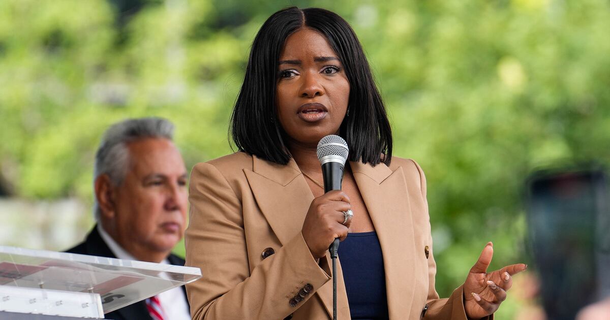 Insane Moment MAGA Host Crashes Jasmine Crockett's Town Hall