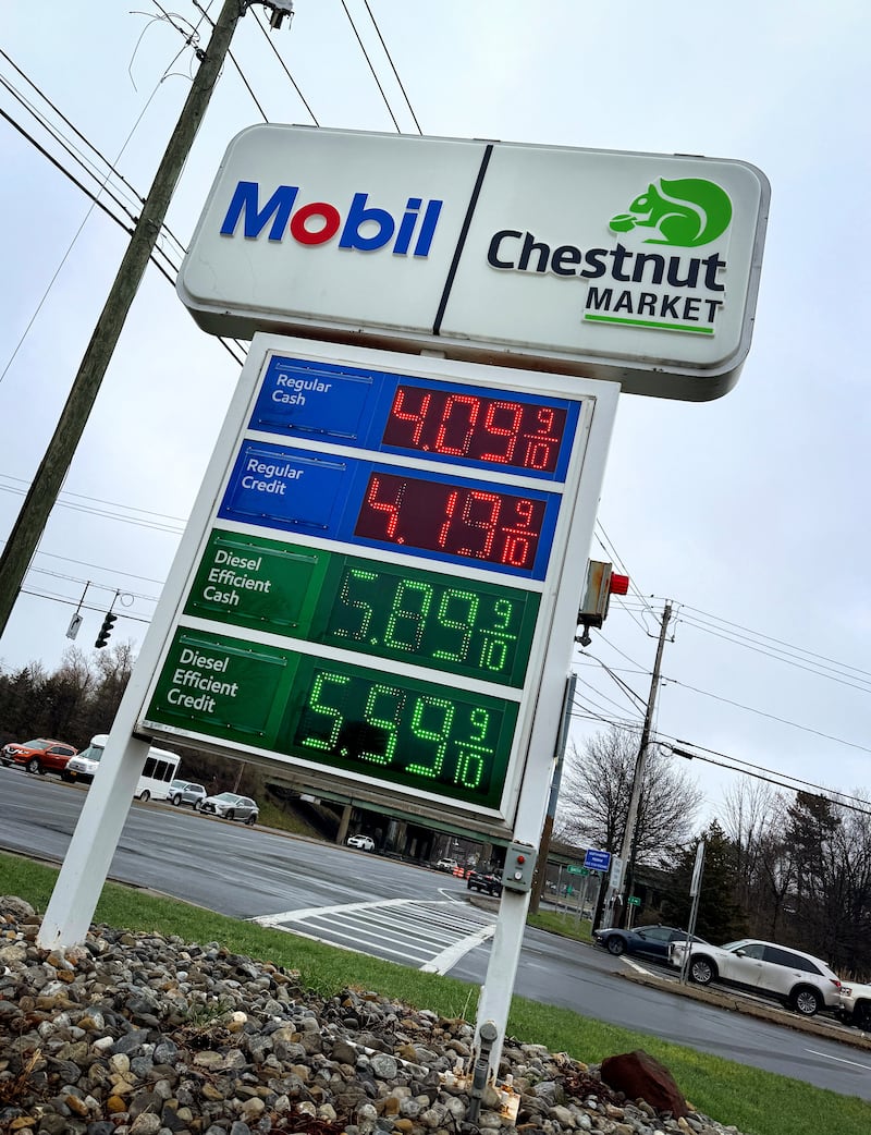 Gas prices have surged since the beginning of the war. REUTERS/Mike Segar.