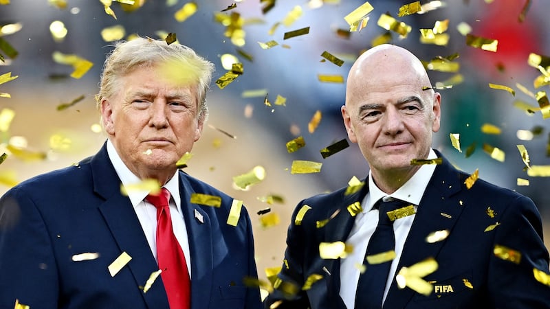 donald trump gianni infantino