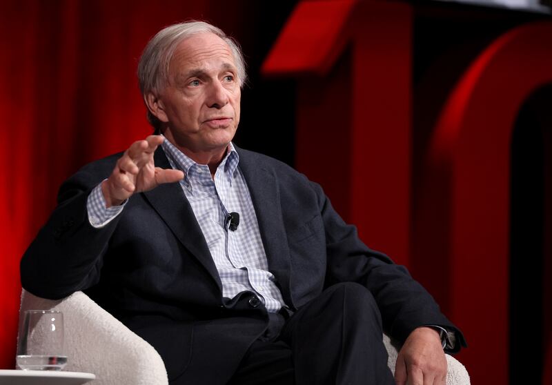 Ray Dalio speaks onstage during the 2025 TIME100 Summit.