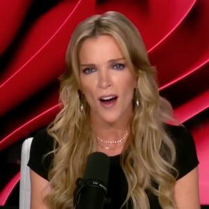 Megyn Kelly speaks into a microphone.