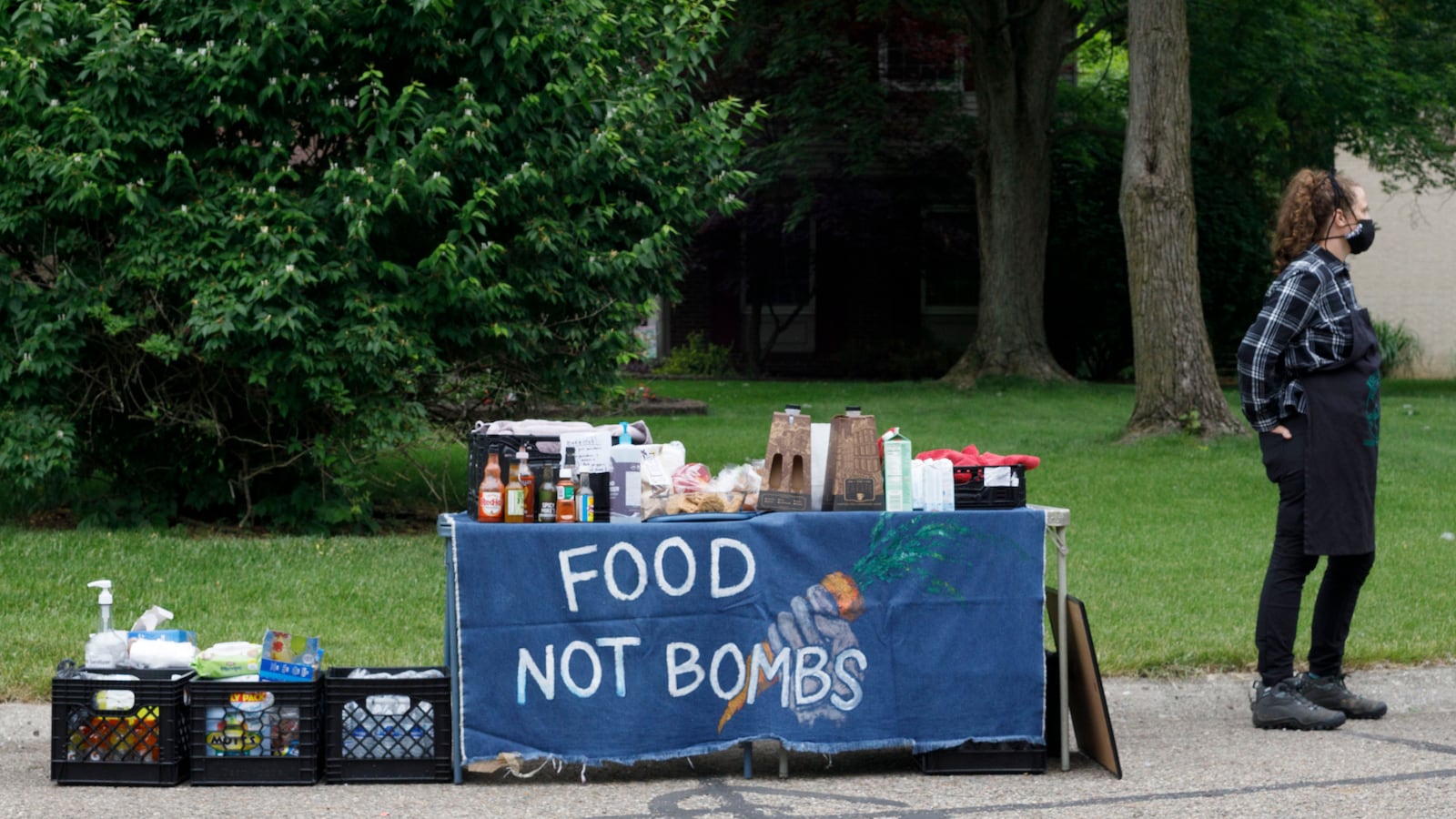 Food Not Bombs Sign