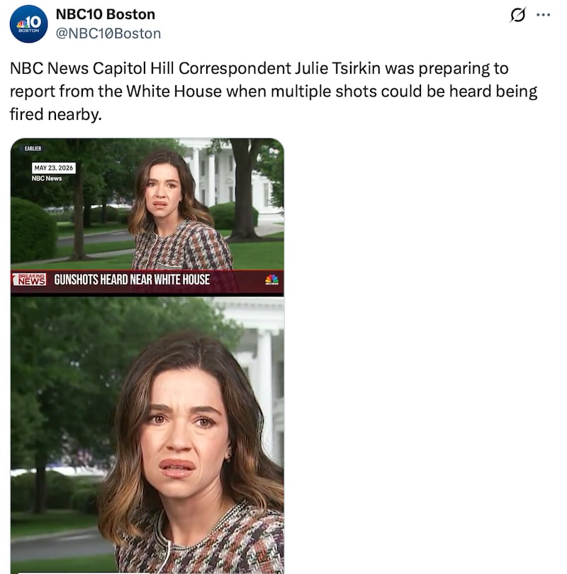 NBC reporter Julia Tsirkin's facial expressions became a meme.