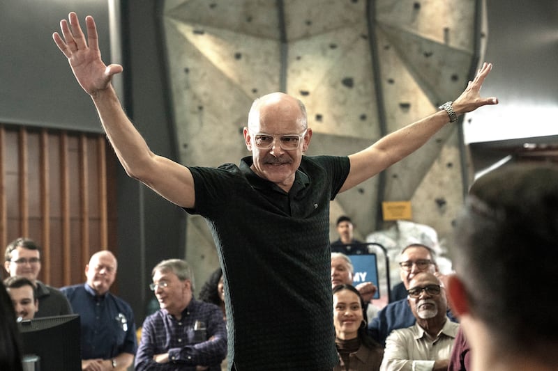 Rob Corddry as Tom Ruffage - The Audacity _ Season 1, Episode 7 - Photo Credit: Ed Araquel/AMC
